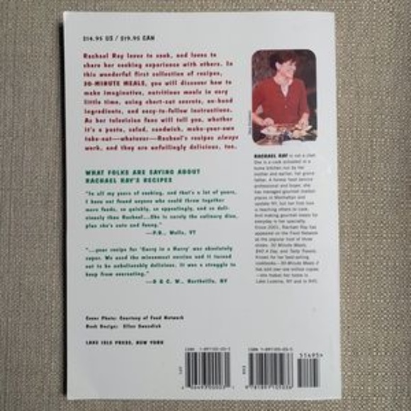 Rachael Ray 30-Minute Meals Cookbook -The Original - Food Network - Picture 6 of 6